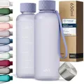 KIVY Trinkflasche 650ml [BPA FREI] Auslaufsicher & Spülmaschinenfest - Wasserflasche für Kinder & Erwachsene - Water Bottle Small - Trinkflasche Klein - Tritan Flasche für Kohlensäure geeignet
