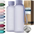 Trinkflasche 650ml BPA FREI Auslaufsicher & Spülmaschinenfest  Wasserflasche ...