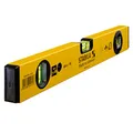STABILA Wasserwaage Type 70 W, 40 cm, leichtes Alu-Profil, 1 Horizontal-Libelle, 1 Vertikal-Libelle, 1 drehbare Winkel-Libelle, Made in Germany