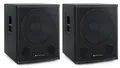 Pronomic SA-18 SUB Aktiv Subwoofer 2x Set