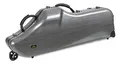 Lechgold Deluxe Koffer für Bariton-Saxophon- Stabiles Trolley-Hardcase für Baritonsaxophone - Thermopolsterung für Instrument, S-Bogen, Mundstück und Zubehör - Rucksackgarnitur - Coole Carbon-Optik