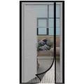 Sekey Magnet Fliegengitter Insektenschutz Seitliches Öffnen Fiberglas gegen Kratzer für Fenster Balkon und Terrassentür Klebemontage 85x200cm