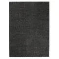 Vimoda Hochflor-Läufer Shaggy Teppich Anthrazit, Quadrat, Höhe: 30 mm, Einfarbig, Modern, Dunkelgrau, Langflor, Schlafzimmer grau Quadrat | 150 cm x 150 cm x 30 mm