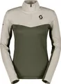 Scott Fleecepullover SCO Pullover W's Defined Light dust white/douglas green