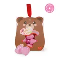 Legami Badebombe TEDDY BÄR - Set mit 10 Badekugeln in Herzform mit Vanilleduft