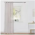 LICHTBLICK ORIGINAL Vorhang Vorhang Voile mit Ösen, leichter und transparenter Stoff (1Stück) (1 St), Ösen, transparent, Polyester beige 140 cm x 225 cm