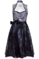Edelnice Trachtenmode Exklusives Designer Stehkragen Midi Dirndl Adriana inkl. Spitzen Dirndlschürze und Charivari Gr. 32-54