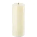 Uyuni LED Stumpenkerze 7,8x20cm ivory