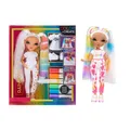 MGA Entertainment Rainbow High Color & Create Modellpuppe - Grüne Augen
