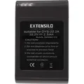 EXTENSILO Akku Ersatz für Dyson 917083-01, 917083-07, 965557-03, 17083-3511, 202932-02 für Staubsauger Schwarz (2500 mAh, 22,2 V, Li-Ion) - Schwarz