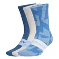 adidas Unisex TERREX MULTI 3 PACK SOCK, glow blue/white/tech indigo, 37-40