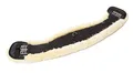 Engel Reitsport | Lammfell Sattelgurt Dressur Kurzgurt Mondgurt MGURT-70-SCH-MED schwarz/med. 28" 70cm
