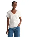 GANT REG Shield SS V-Neck T-Shirt - L