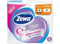 Toilettenpapier Zewa Smart, weiß, 3-lagig, 300 Blatt pro Rolle, 4 Rollen
