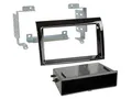 Einbaurahmen DIN Autoradio für Citroen Jumper Fiat Ducato 06-22 piano schwarz Pr