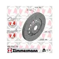 2xBremsscheibe ZIMMERMANN 100.3367.70 passend für VAG