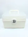GREELUE Aufbewahrungsbox Groß für Schmuck, Kosmetik, Medikamente, Weiß