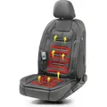 WALSER Sitzheizung Auto 1 Stück Premium Auto Sitzauflagen beheizbare Sitzauflage Auto Vordersitze Calor Auto Sitzheizung Sitzlehne/Sitzfläche Sit... - Schwarz