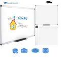 Magnetisches Whiteboard VIZ-PRO 150x120 cm Silber Rahmen