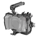 SMALLRIG Camera Cage Basic Kit für Blackmagic Design Cinema Camera 6K, Vollkäfig für BMCC 6K, mit oberem Griff, SSD-Montagehalterung, Kabelklemme und Objektivadapterhalterung - 4574B