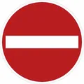 SafetyMarking Verkehrsschild StVO zugelassen, 60 cm, Verbot der Einfahrt