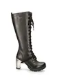 NEW ROCK M-TR005-S1 High-Heel-Stiefel Rebellischer Glamour in Hochwertigem Rindsleder