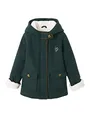 Vertbaudet Mädchen Wintermantel mit Recycling-Polyester dunkelgrün 98/104