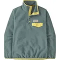 Patagonia Damen Lightweight Synchilla Snap-T Pullover - XL - Blue Sage