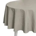 Pichler Tischwäsche Cordoba Tischdecke 170 cm rund | platin - grau