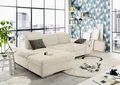 set one by Musterring Ecksofa SO4100 V, mit verstellbaren Kopfteilen, wahlweise mit Funktionen, Cord-Bezug