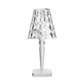 Kartell Big Battery Tischleuchte mit Kabel (glasklar transparent) glasklar transparent 09470B4