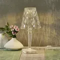 Tischleuchte Kartell, Big Battery, Transparent, für Wohnzimmer, Kunststoff, Design - 17 - 17 - 37.3