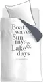 Rivièra Maison | Bettwäsche Set | Lake Days | Marineblau | 135x200
