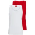 HUGO Tanktop HUGO Herren Tank Top Twin Pack L (50)