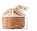 Nuts Brotkorb und Beutel mit Korkboden, umweltfreundliche