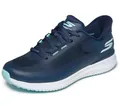 Skechers Damen Flight Slip-in Spikeless Golf Shoe Sneaker, Marineblau, 38 EU