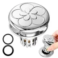 1 Stück Pop Up Abflusssieb, Upgraded Bathroom Sink Plug, ABS Drain Plug Universelle, Waschbeckenstöpsel, Mit Filtersieb/Dichtungen, Abflussstopfen für Bad, Waschbecken und Küche (34-40mm).