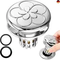 1 Stück Pop Up Abflusssieb, Upgraded Bathroom Sink Plug, ABS Drain Plug 