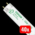 Osram Röhre Leuchtstofflampe TL D T8 G13 Warmweiß Lumilux 18 W 60 cm 40 STÜCK
