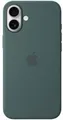 Apple Silikon Case mit MagSafe für iPhone 16 Plus seegrün