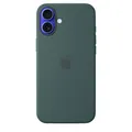 APPLE Silikon Case mit MagSafe, Backcover, Apple, iPhone 16 Plus, Seegrün