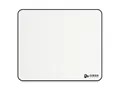 Glorious Gaming Cloth Gaming Mousepad (groß) - Gesteppte Ränder, Glatte Oberfläche für Speed & Control, Anti-Rutsch-Boden, waschmaschinenfest, groß (330 x 280 x 3mm) - Weiß