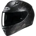 Motorrad Helm M - HJC C10 Epik Integralhelm - schwarz-silber-gold matt
