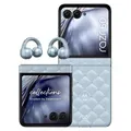 Motorola razr60 + Buds Loop Bundle Swarovski Edtition - Blau