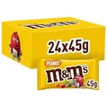 M&M’S Peanut 24x45g Schokolinsen mit Erdnusskern