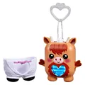 Hasbro Nano-Mals Cowbert the Highland Cow Electronic Fidget Pet, Brown