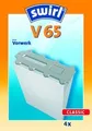 Swirl Staubsaugerbeutel V 65 | passend für Vorwerk VK 135/136 | 4 Stück | mehrlagiges Papier | hohe Staubrückhaltung