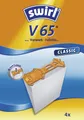 Swirl V65 Staubsaugerbeutel für Vorwerk 4 Stück Premium Papierbeutel