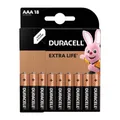 18x Duracell AAA LR03 1.5V Alkaline Batteries Basic Original Pack