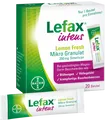 Bayer Vital GmbH LEFAX intens Lemon Fresh Mikro Granul.250 mg Sim. 20 St 10537876